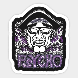 M. Bison Street Fighter Fan Art - Psycho Power Sticker